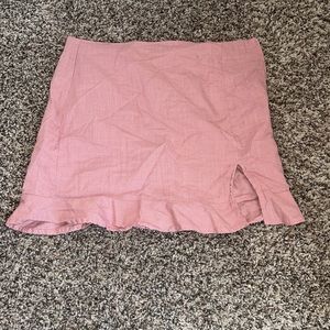 Pink skirt